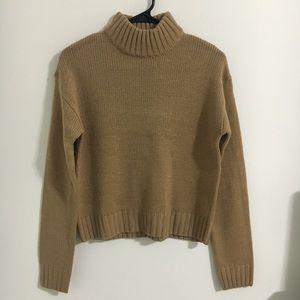 NWT Bluenotes brown/tan turtleneck